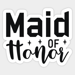 Maid of Honor Bachelorette Party Sticker